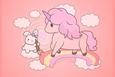 Jestingstock.com Cute Unicorn Rainbow Wallpapers