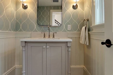 Bathroom Wallpapers On Pinterest