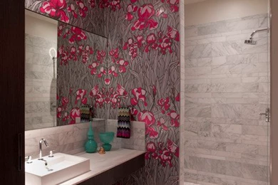 Wallpapers In Bathroom
