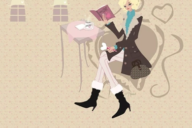 Fashion Girl : Naiad Fashion Illustrations (Vol.02) 1024x768 NO.8 ...