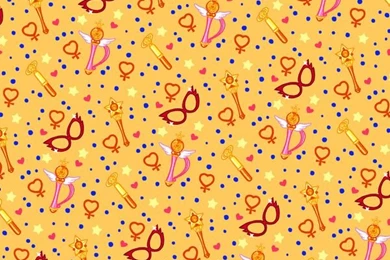 Sailor Moon Pattern Wallpapers Sailor Venus Pattern / Sailor ...