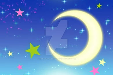 Sailor Moon First Opening Backgrounds (final Pose) By ...