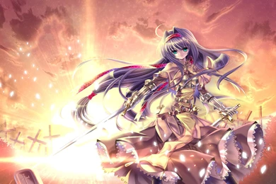 Armor Capura Lin Lolita Fashion Purple Hair Ragnarok Online Sword ...