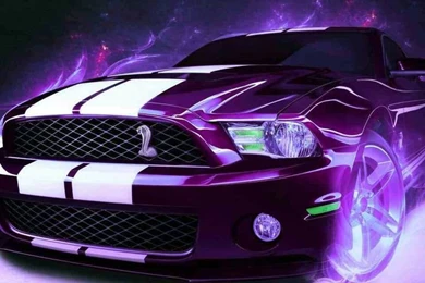 Purple Mustang Cobra!