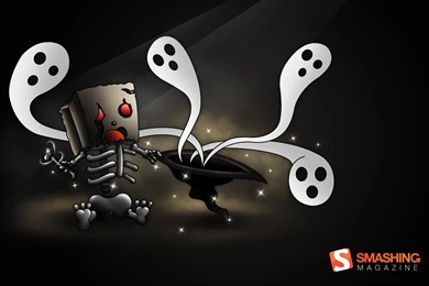 Skeleton And A Ghost Wallpapers And Images   Wallpapers, Pictures ...