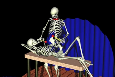 Free 3D Wallpapers 'Musically Reclined' 1024x768