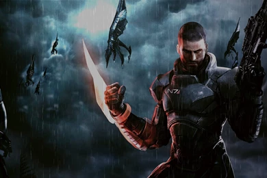 Rain Mass Effect Mass Effect 3 Reapers Wallpapers