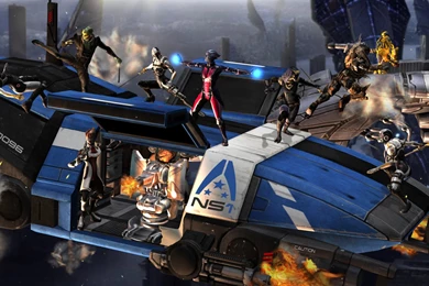 Mass Effect Characters Cerberus Reapers Battle Rendering Wallpapers ...