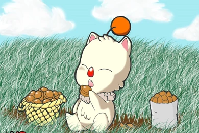A Moogle With Kupo Nuts By ChibiRikku On DeviantArt