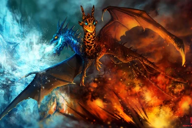 Jakiro Fire And Ice Wallpapers