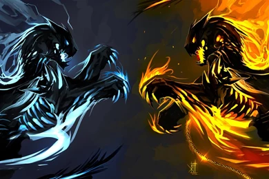 Blow Fire And Ice 2560x1440px