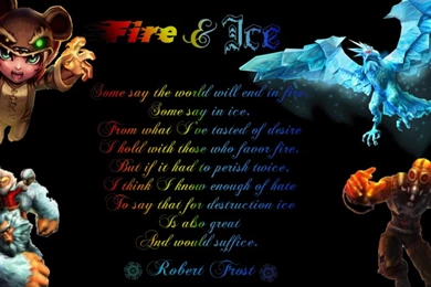 Fire And Ice Wallpapers By B1337 On DeviantArt