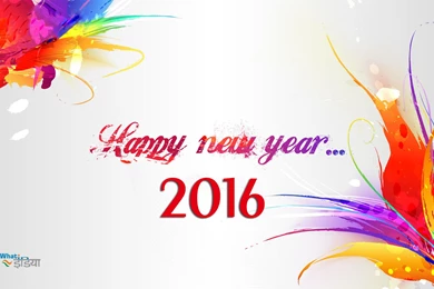 New Year 2016 Greetings HD Wallpapers