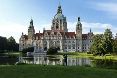 New City Hall, Hanover, Germany Wallpapers