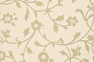 Medway Floral Wallpapers In Gold On Cream By William Morris ...