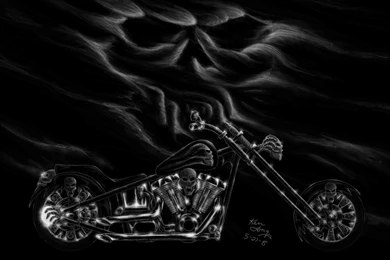 Skull Harley 2 Large By Mongloid On DeviantArt