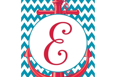 Jestingstock.com Chevron Wallpapers With Initials E