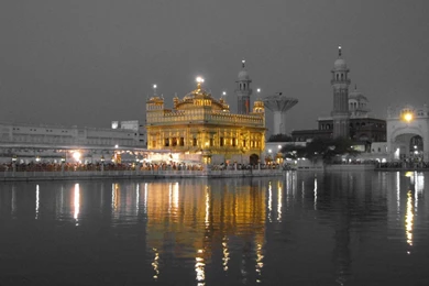 Widescreen Golden Temple Wallpapers