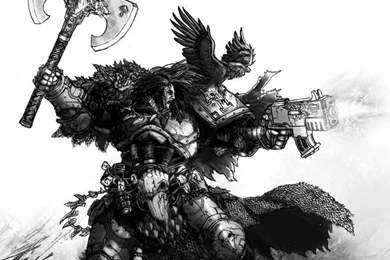 Warhammer Space Wolf By Django red On DeviantArt