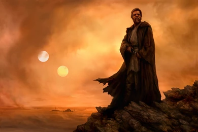 Obiwan Kenobi Tatooine Wallpapers 16:9 That's No Moons   Bullsh!ft ...