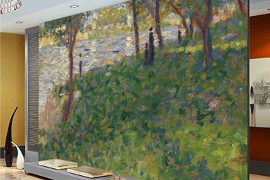 Custom Famous Painting Murals Claude Monet Photo Wallpapers Vintage ...