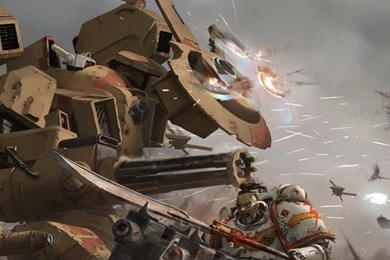 Tau Vs White Scars iPad 1 & 2 Wallpapers