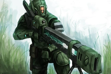 Warhammer 40k Tau Pule Rifle None... Wallpapers   (