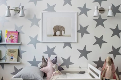 Lucky Star Silver Metallic Wallpapers By Sissy + Marley