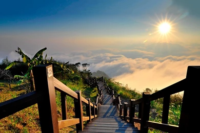 Download Mountain Sunset Wallpapers Full HD