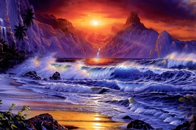 Wallpapers Sunrise Peisaje Desktop Sunset Poze Super Misto ...