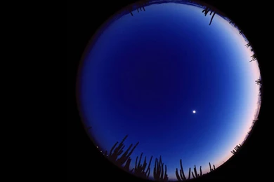 Free Desktop Wallpaper, Strange Blue Circle Black Backgrounds