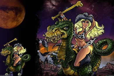 Cowgirl Lucy And The Dinosaurs Of Mars Wallpapers