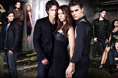 Stefan, Damon And Elena In The Vampire Diaries Desktop Wallpapers 863