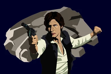 Minimalist Me (Tried Making A Kind Of Wallpaper, Enjoy Han Solo!)