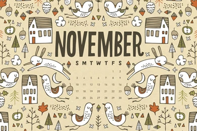 Desktop Wallpapers Calendar – November 2013   The Ink Nest Blog