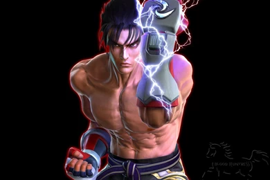 Jin Kazama On Plain Backgrounds By Blood Huntress On DeviantArt