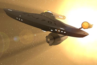 STARSHIP ENTERPRISE WALLPAPER   (