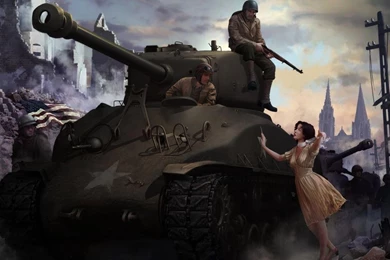 M4 SHERMAN TANK WALLPAPER   (