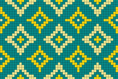 Old Wallpapers Perler Bead Pattern