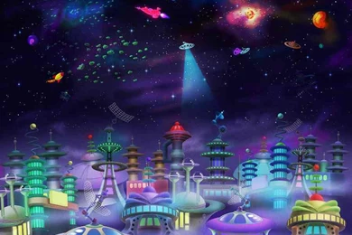 Large Space Wall Mural For Kids Rooms By Kid In The MuralKid In ...