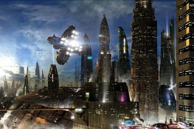 Paris From Space Wallpapers   Digital Art Wallpapers