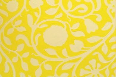 Sara Eichner Yellow Vine And Floral Wallpapers For Sale At 1stdibs