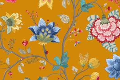 PiP Floral Fantasy Yellow Wallpapers