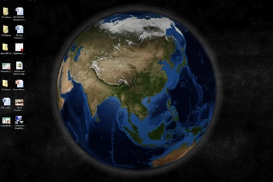 Dreamscapes 3D Spinning Earth Backgrounds Where Lighting Changes ...