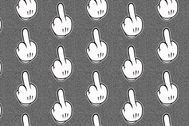 Mickey Mouse Flipping The Bird Static Ask.fm Backgrounds   Black ...