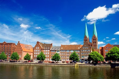 Lubeck, Scenery, Wallpapers, Building, Desktop (