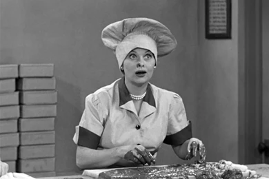 Lucy Looking At Fly At Candy Factory   I Love Lucy Photo (35132241 ...