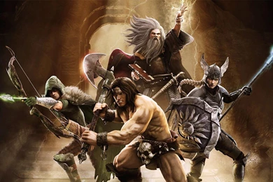 Download Wallpapers 3840x2160 Gauntlet, Warrior, Mage, Valkyrie ...