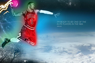 Derrick Rose 'Flying Solo' Wallpapers Download — Bright Bright ...
