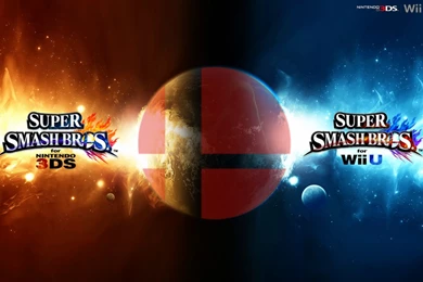 DeviantArt: More Like Super Smash Bros. Wii U/3DS Logo Wallpapers ...